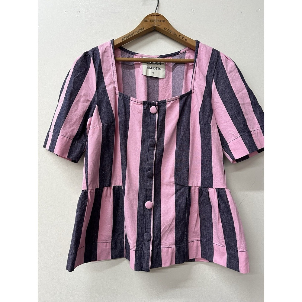 Damson Madder Philly Peplum Blouse Size 16 L/XL